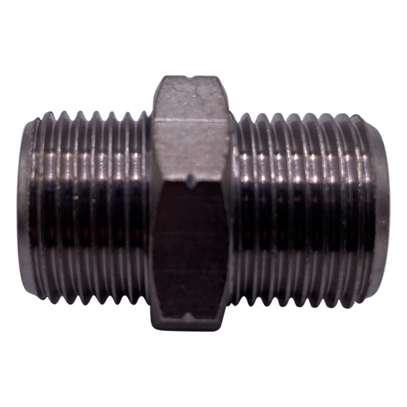 3/8M X 3/8M GAS STRAIGHT FITTING