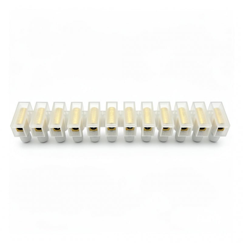 15 AMP TERMINAL BLOCK - 12 WAY - Choose Coffee