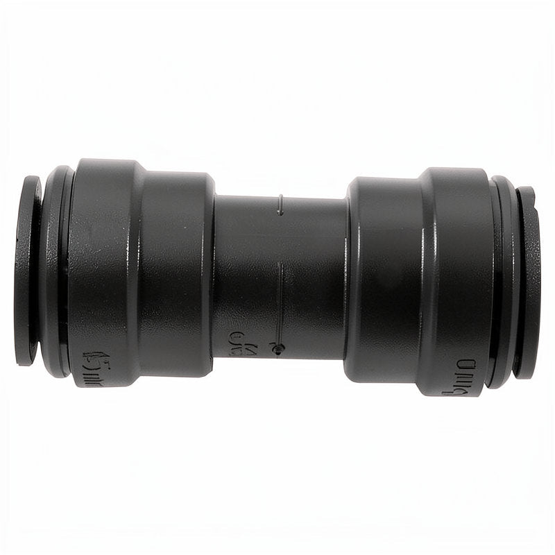 15MM STRAIGHT CONNECTOR - BLACK - Choose Coffee