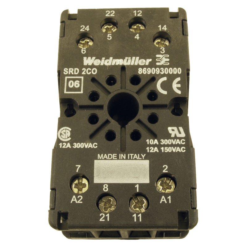 8 PIN RELAY BASE - Choose Coffee