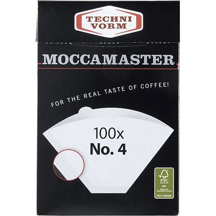 Moccamaster filter paper No. 4 | 100 Papers