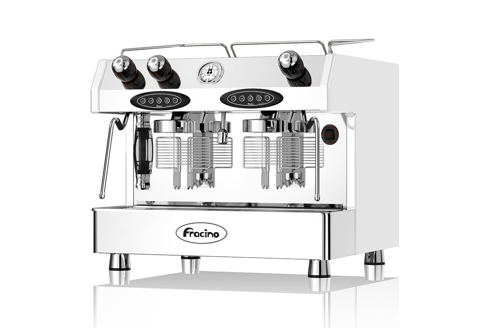 Fracino Bambino 2 Group Automatic Espresso Luxury Coffee Machine BAM2E-3V-IVORI