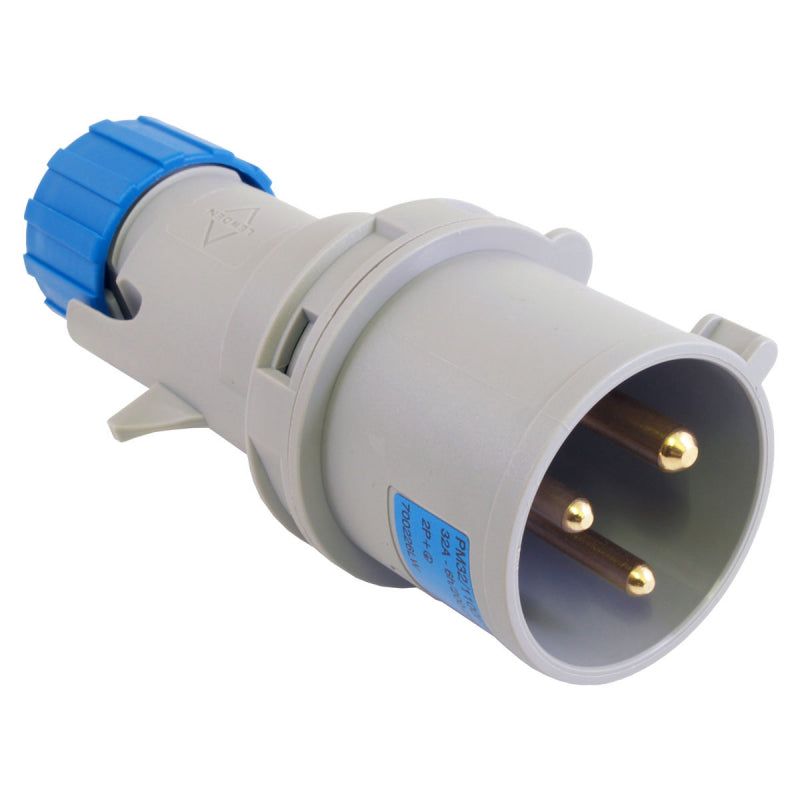 32 AMP 3-PIN SINGLE PHASE PLUG