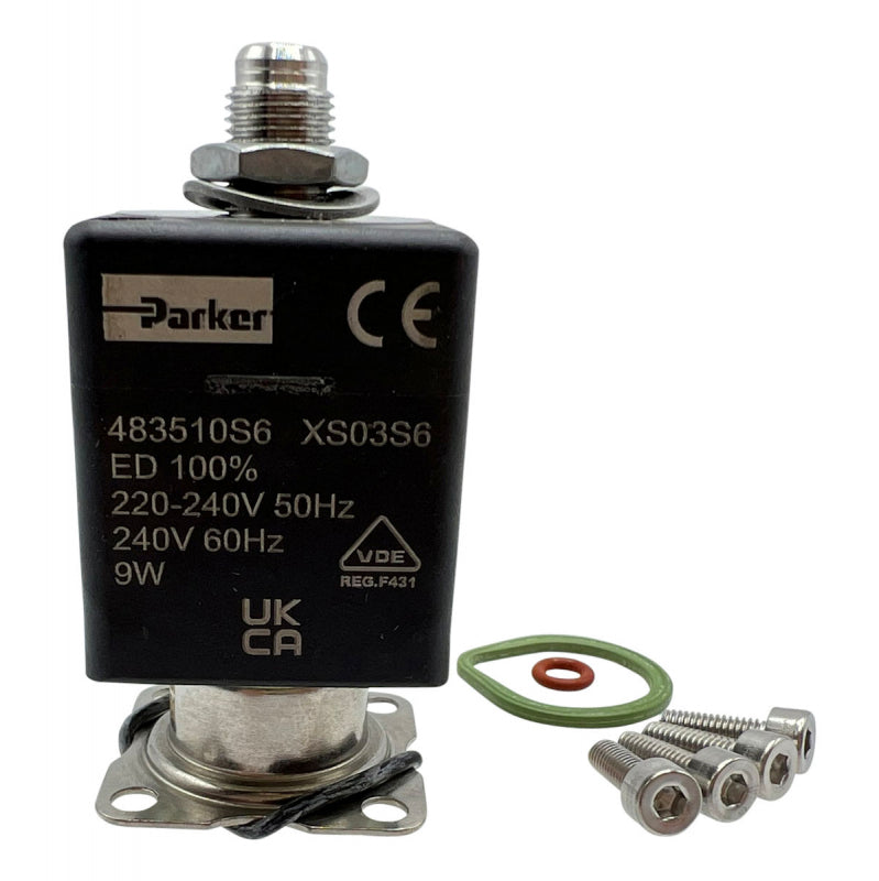 LUCIFER 3 WAY GRP SOLENOID 230V 2.5MM RUBY 9W