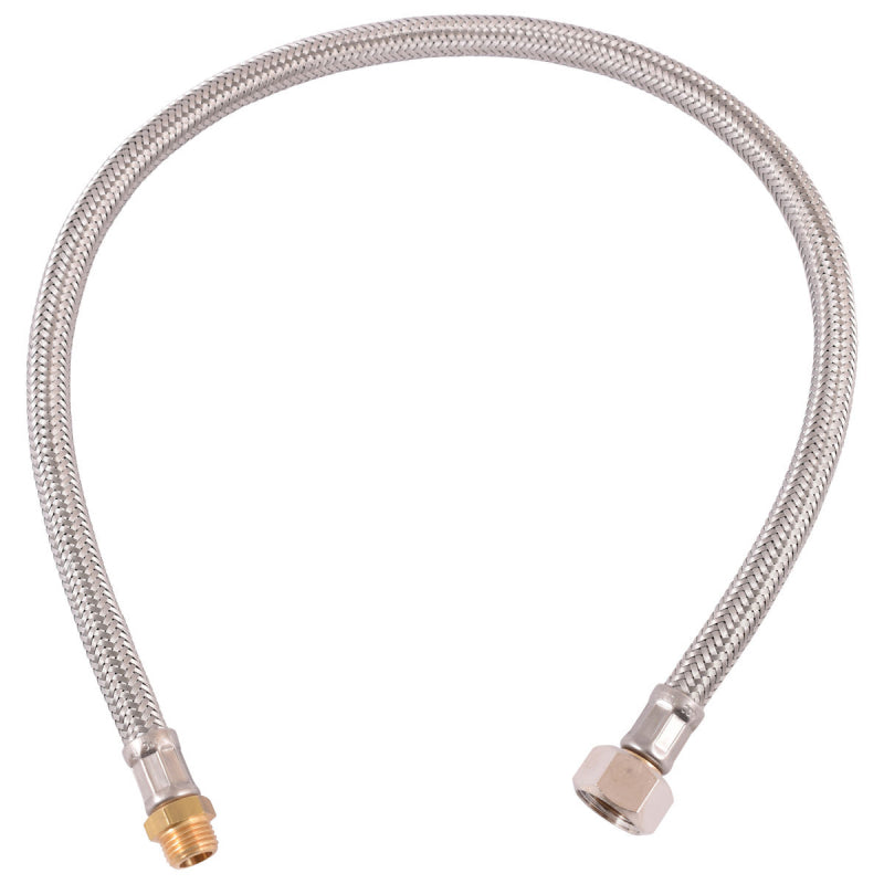 BRAIDED HOSE 0.6M 3/8F STRAIGHT X 1/4M