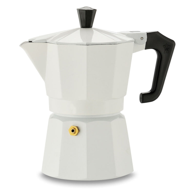 PEZZETTI ITALEXPRESS ALUMINIUM MOKA POT - 3 CUP WHITE