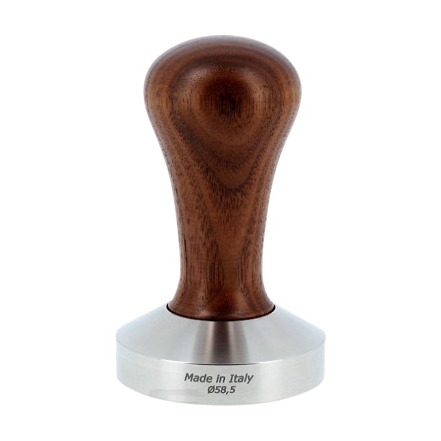 COMPETITION COFFEE TAMPER WALNUT HANDLE - 58.5MM