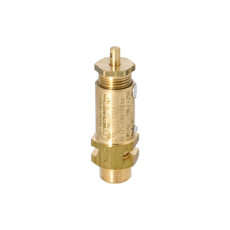 3/8 SAFETY VALVE 1.8 BAR CERTIFIED