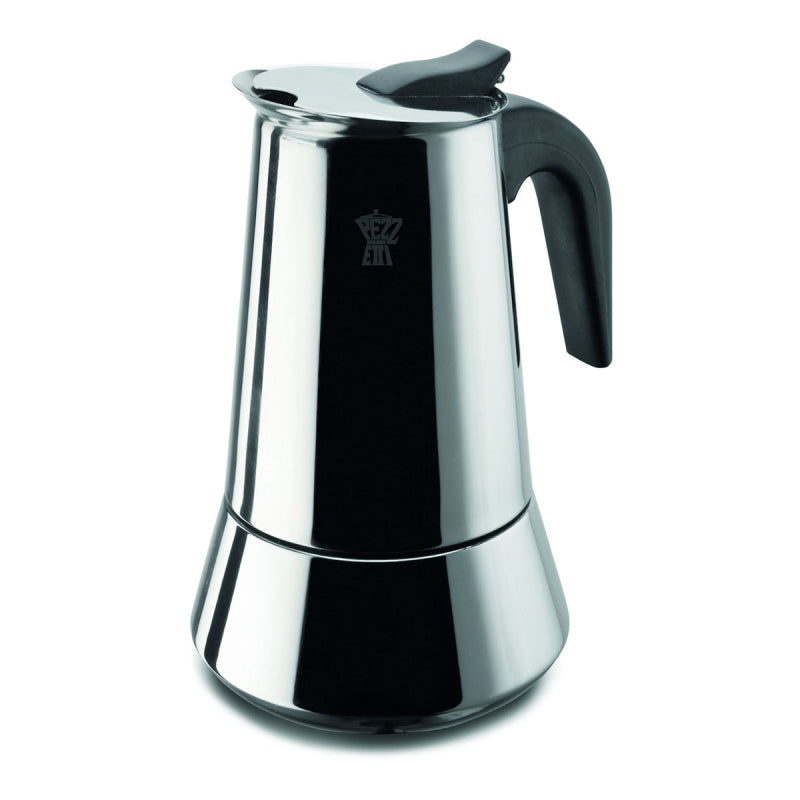 PEZZETTI STEELEXPRESS MOKA POT - 10 CUP SILVER