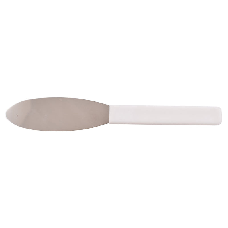 METAL SPATULA WHITE HANDLE - LARGE