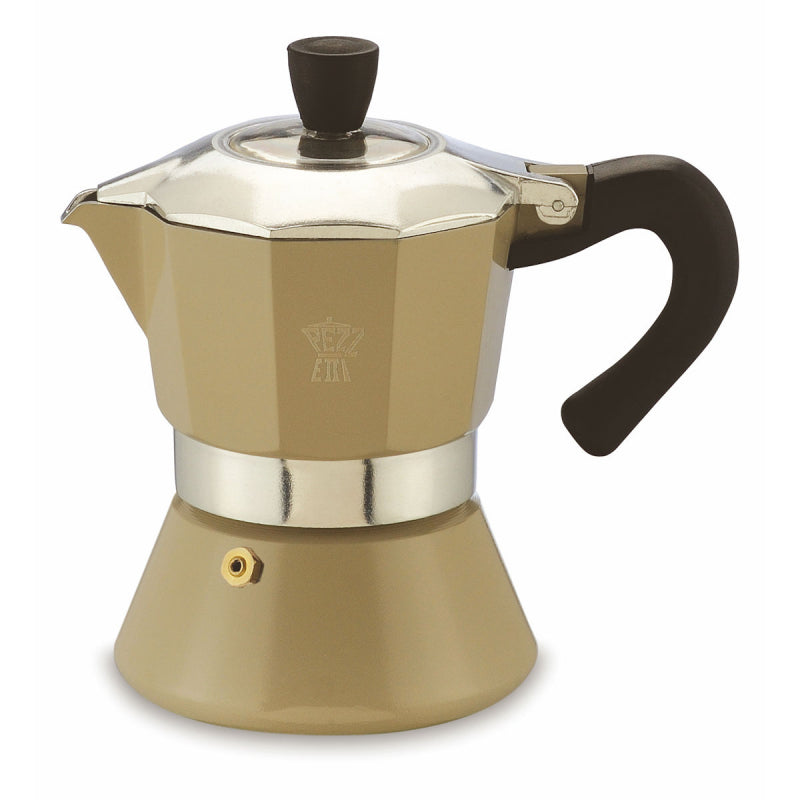 PEZZETTI BELLEXPRESS ALUMINIUM MOKA POT - 3 CUP DOVE GREY
