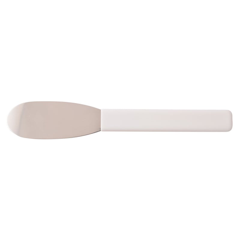 METAL SPATULA WHITE HANDLE - SMALL