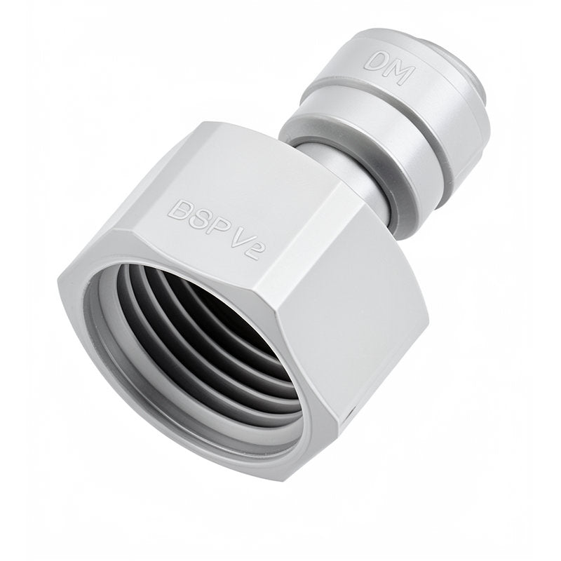 DMFit FEMALE ADAPTOR FLAT END 3/8 X 1/2 BSP