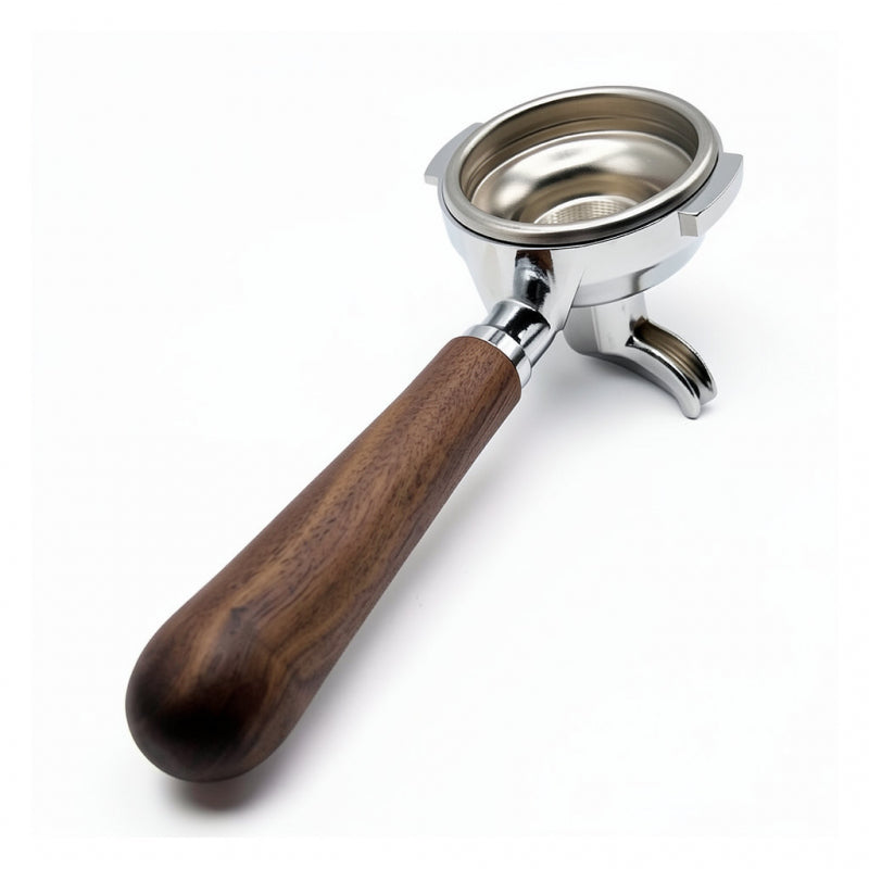 SINGLE FILTERHOLDER COMPLETE - WOODEN - E61 8.5 GASKET