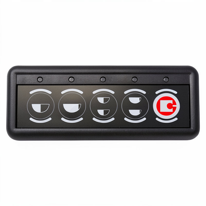 SANREMO KEYPAD 5 KEYS WHITE LED