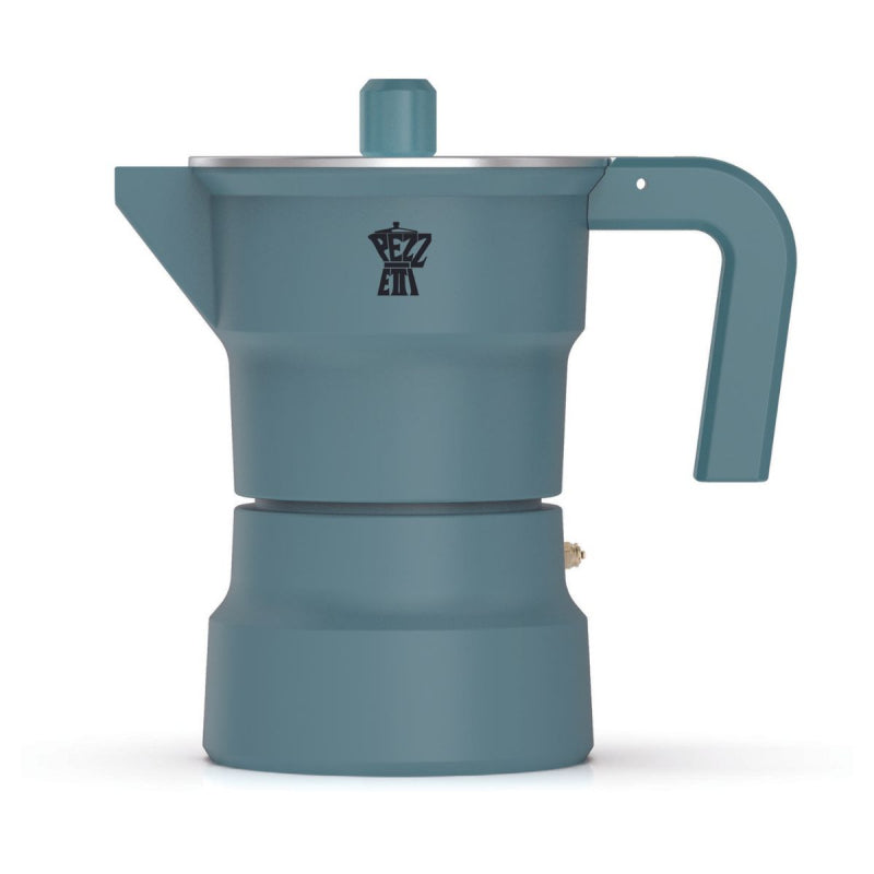 PEZZETTI SOLIDEXPRESS MOKA POT - 3 CUP GREENISH VIGOR