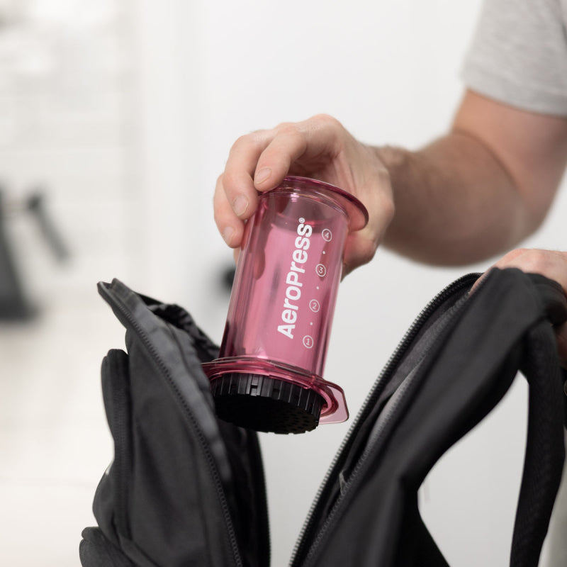 AEROPRESS CLEAR PINK COFFEE MAKER