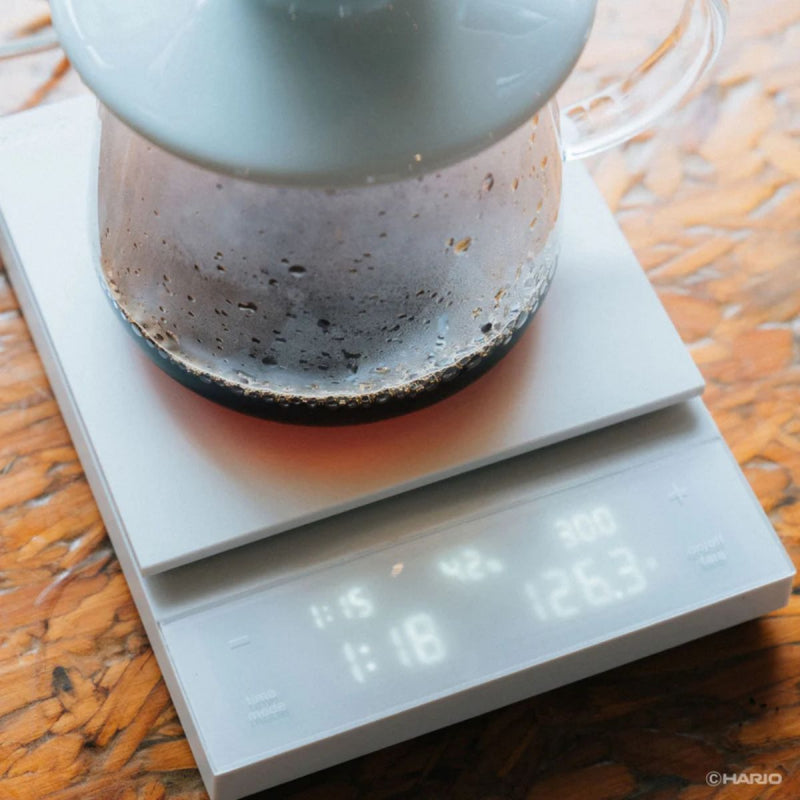 HARIO POLARIS COFFEE SCALE - WHITE