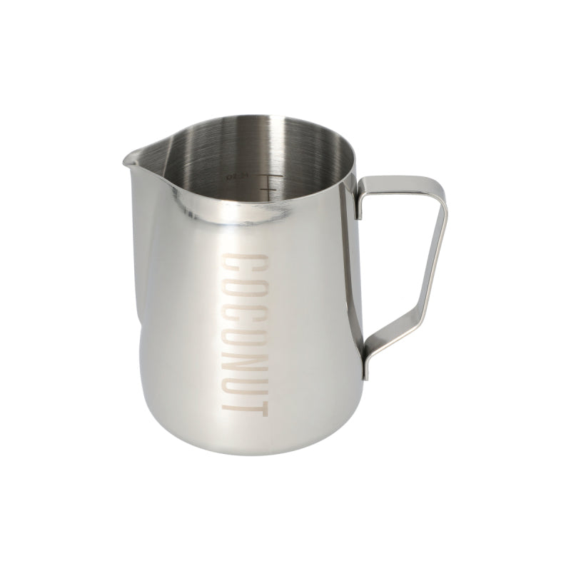 JAGUAR NAMED MILK FOAMING JUG WITH ETCHED VOLUME MEASURES - 1 LITRE &