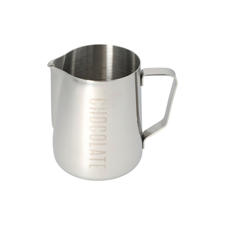 JAGUAR NAMED MILK FOAMING JUG WITH ETCHED VOLUME MEASURES - 0.6 LITRE &