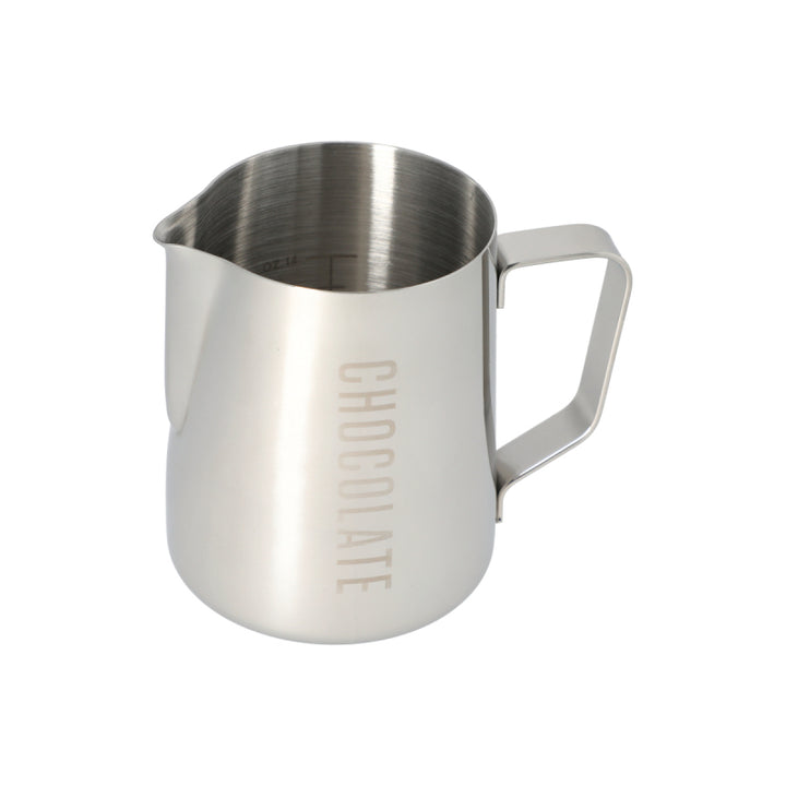 JAGUAR NAMED MILK FOAMING JUG WITH ETCHED VOLUME MEASURES - 1 LITRE &