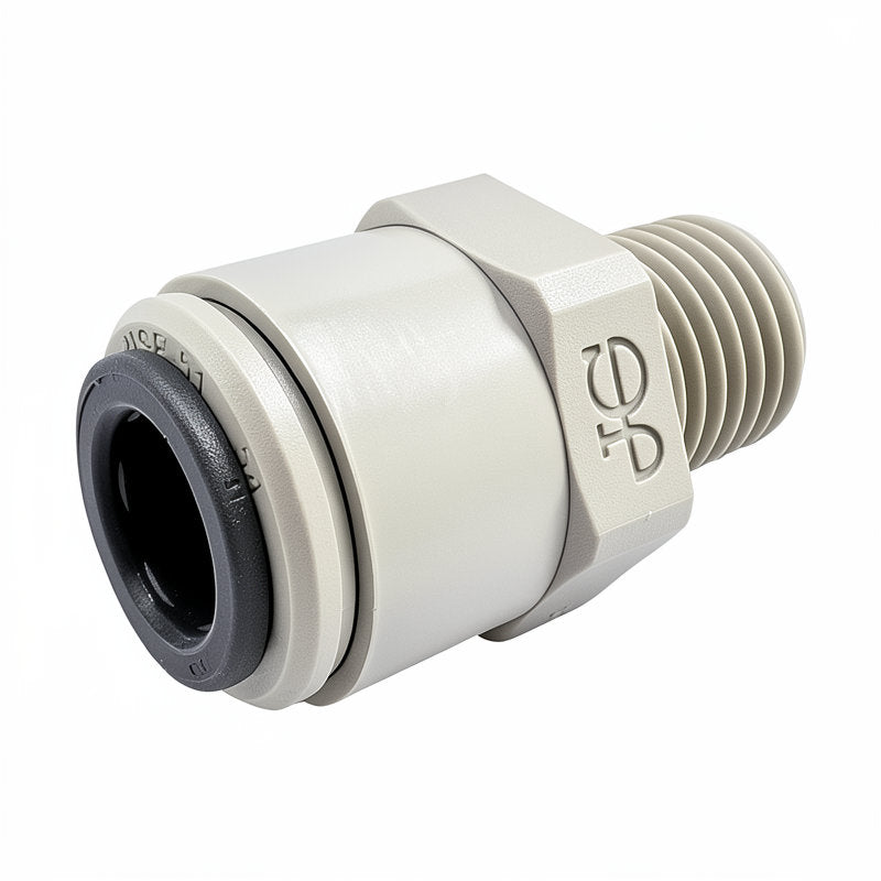 3/8 TUBE X 1/4 NPTF STRAIGHT ADAPTOR