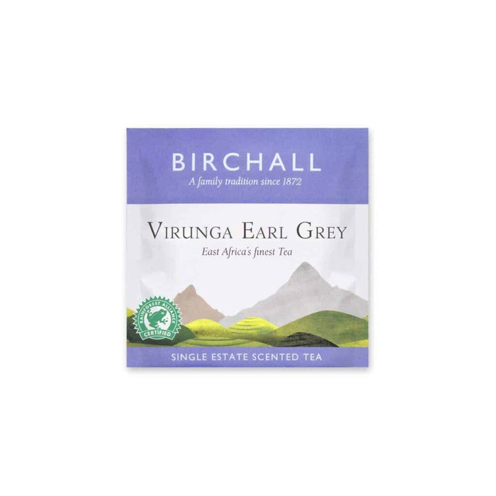 Birchall Virunga Earl Grey - 200 Enveloped Plant-Based Prism Tea Bags