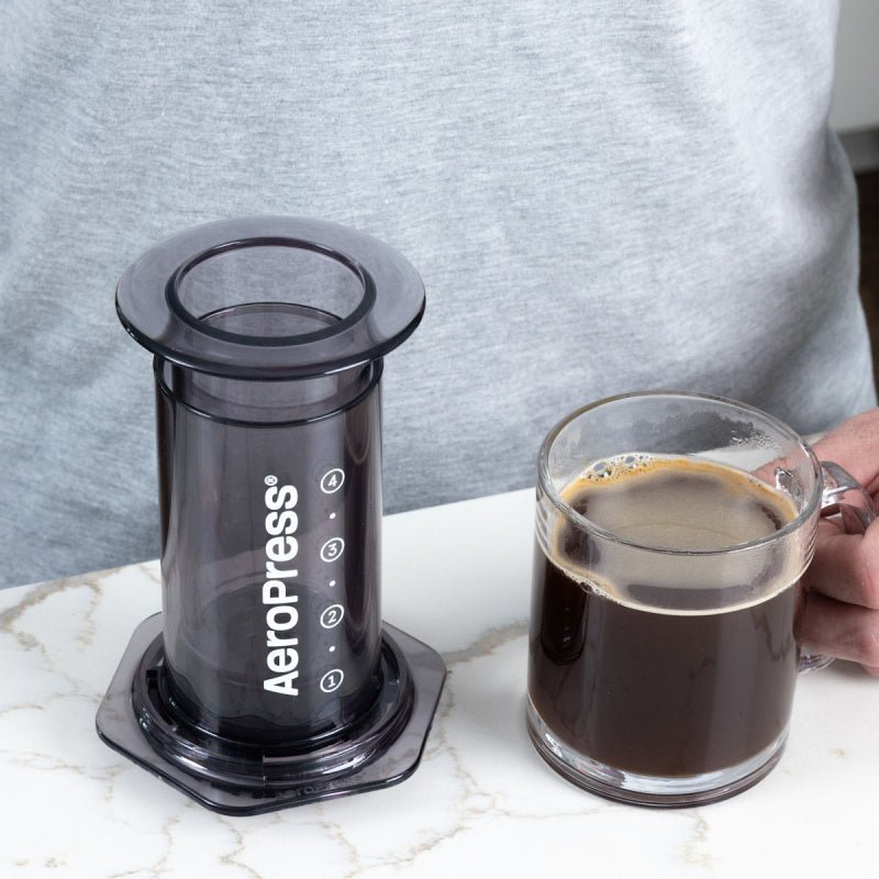 AEROPRESS CLEAR BLACK COFFEE MAKER - Choose Coffee