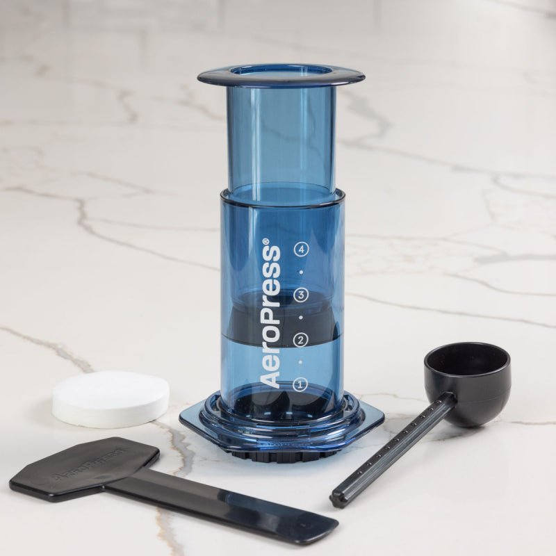 AEROPRESS CLEAR BLUE COFFEE MAKER - Choose Coffee