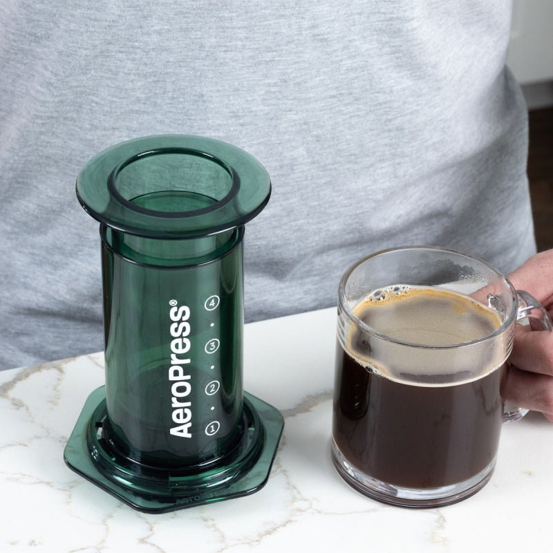 AEROPRESS CLEAR GREEN COFFEE MAKER - Choose Coffee