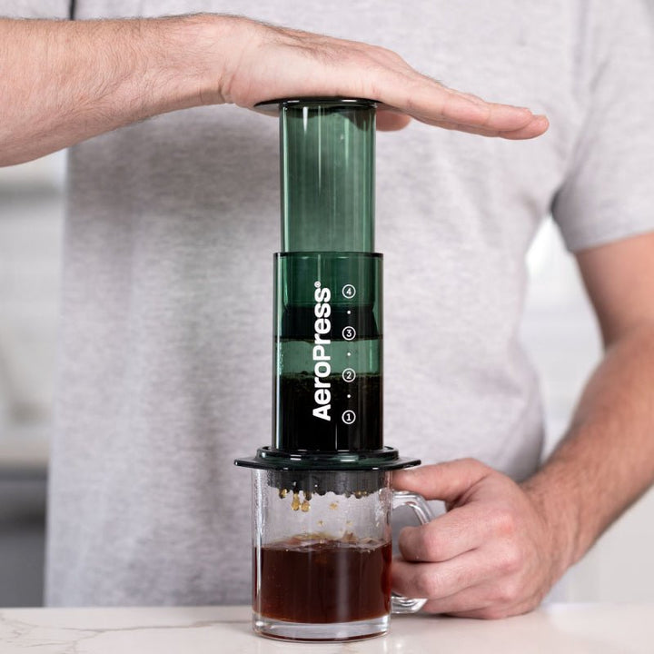 AEROPRESS CLEAR GREEN COFFEE MAKER - Choose Coffee