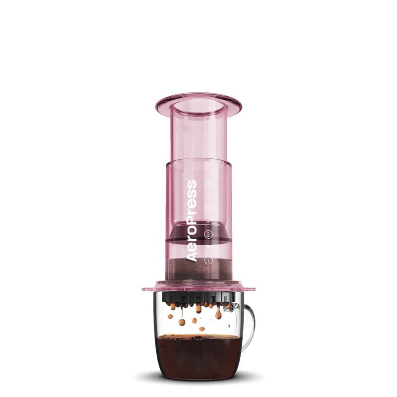 AEROPRESS CLEAR PINK COFFEE MAKER - Choose Coffee
