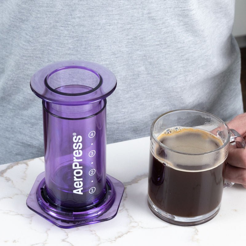 AEROPRESS CLEAR PURPLE COFFEE MAKER - Choose Coffee