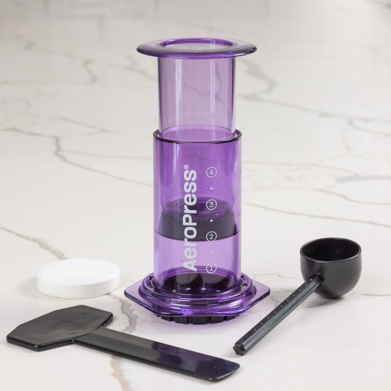AEROPRESS CLEAR PURPLE COFFEE MAKER - Choose Coffee