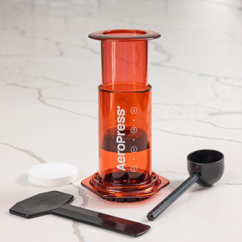 AEROPRESS CLEAR RED COFFEE MAKER - Choose Coffee