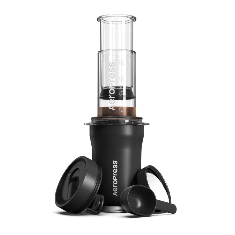 AEROPRESS GO PLUS TRAVEL COFFEE PRESS - BLACK - Choose Coffee