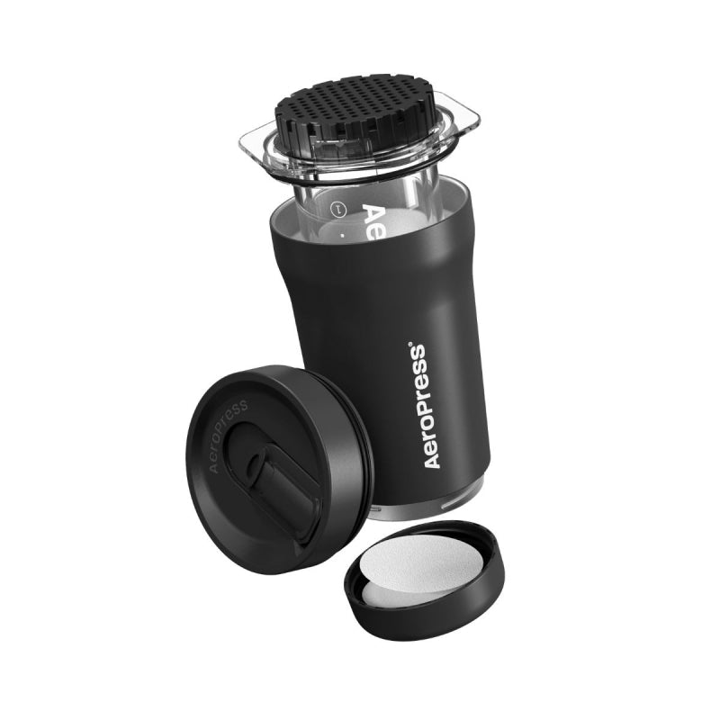 AEROPRESS GO PLUS TRAVEL COFFEE PRESS - BLACK - Choose Coffee