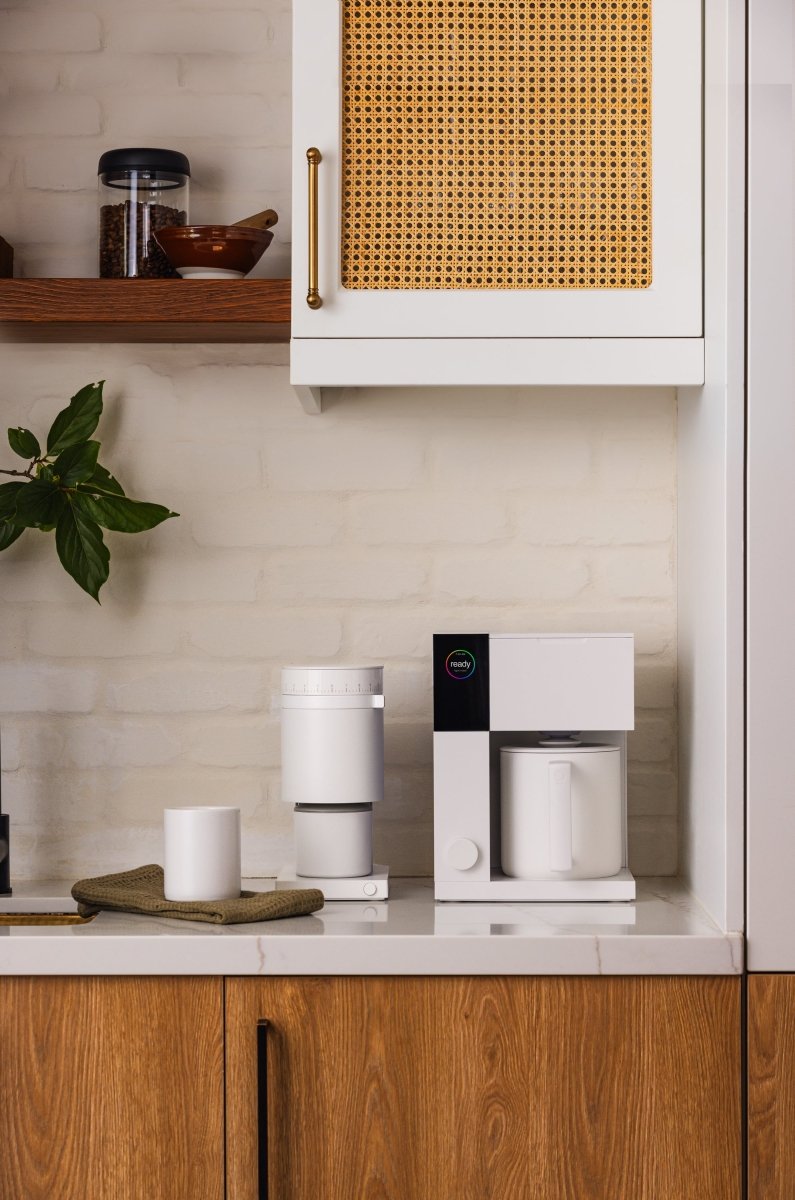 Aiden Precision Coffee Maker - Matte White - Choose Coffee