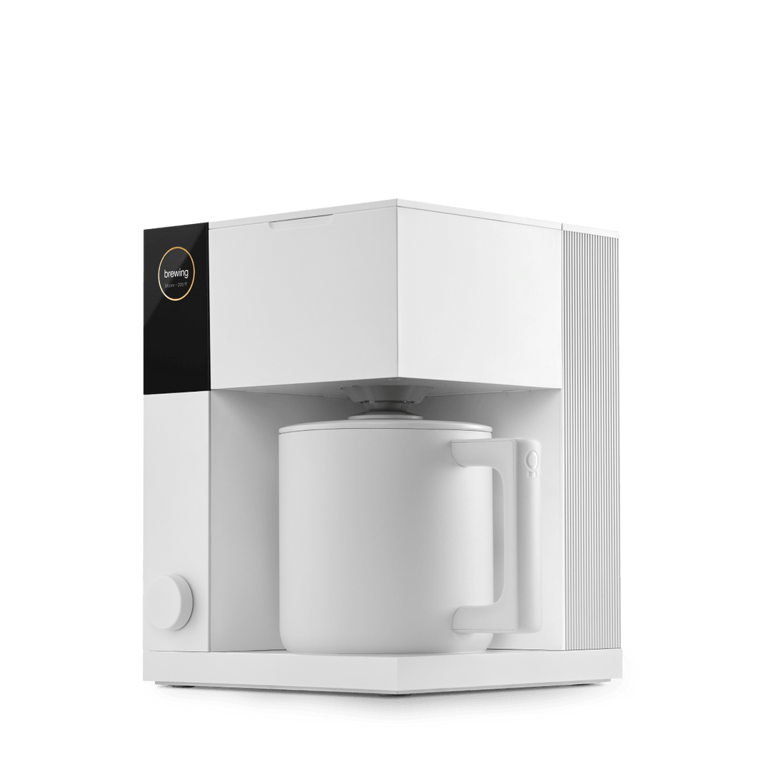 Aiden Precision Coffee Maker - Matte White - Choose Coffee
