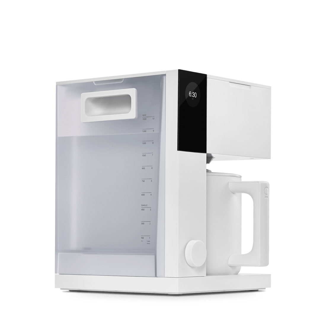 Aiden Precision Coffee Maker - Matte White - Choose Coffee