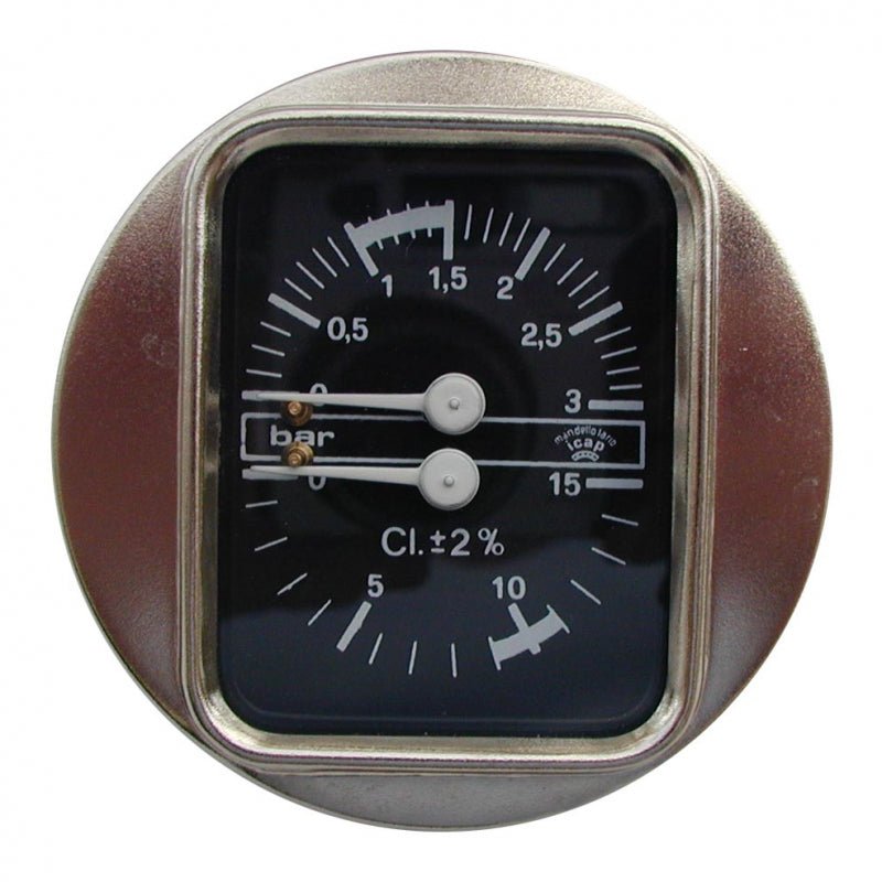 BEZZERA DUAL PRESSURE GAUGE 58MM - Choose Coffee