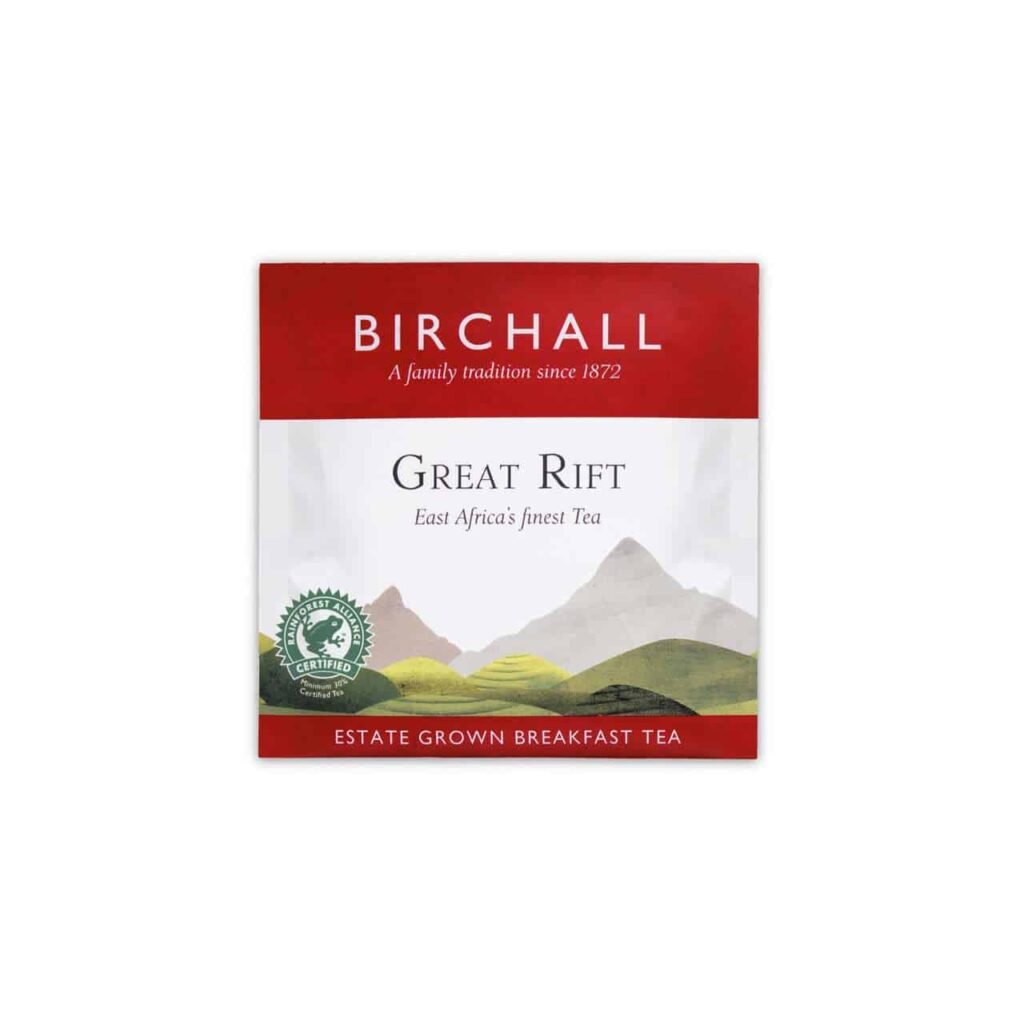 Birchall Great Rift Breakfast Blend - 200 Enveloped Plant - Based Prism Tea Bags - Choose Coffee