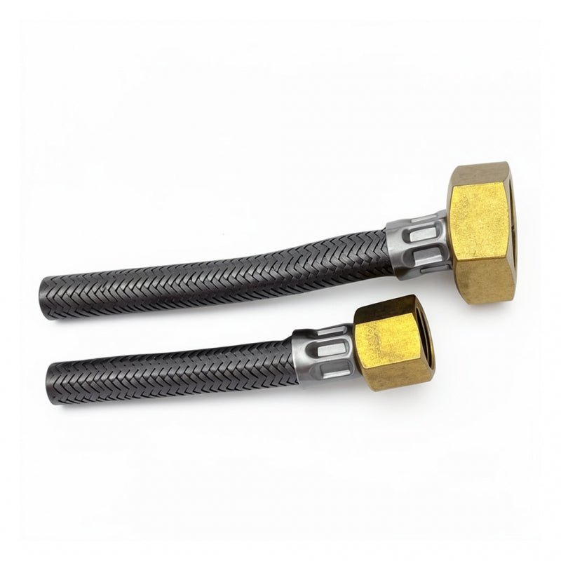 BRAIDED HOSE 1.5M 3/4 STRAIGHT X 3/8 STRAIGHT - CONICAL - Choose Coffee