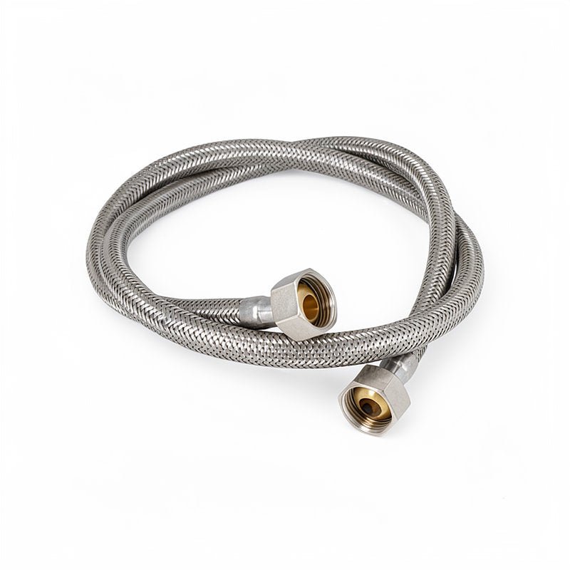 BRAIDED HOSE 1M 1/2 STRAIGHT X 1/2 STRAIGHT - Choose Coffee