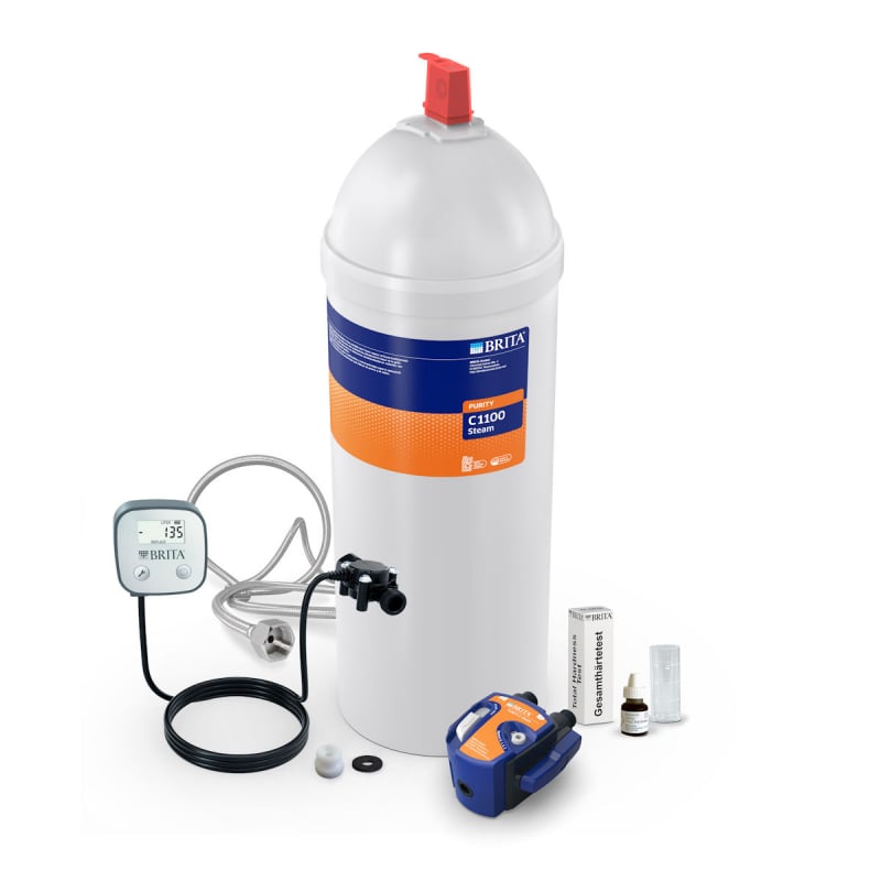 BRITA PURITY C 1100 STEAM STARTER KIT WITH FLOWMETER - Choose Coffee