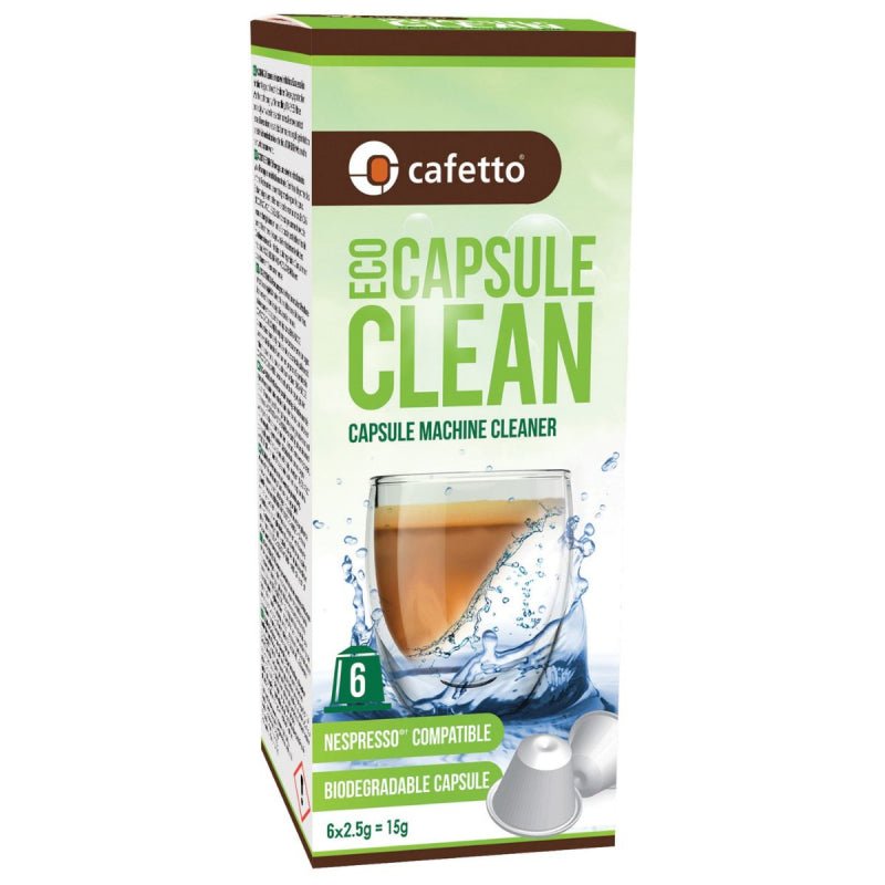 CAFETTO ECO CAPSULE CLEAN BOX OF 6 - Choose Coffee