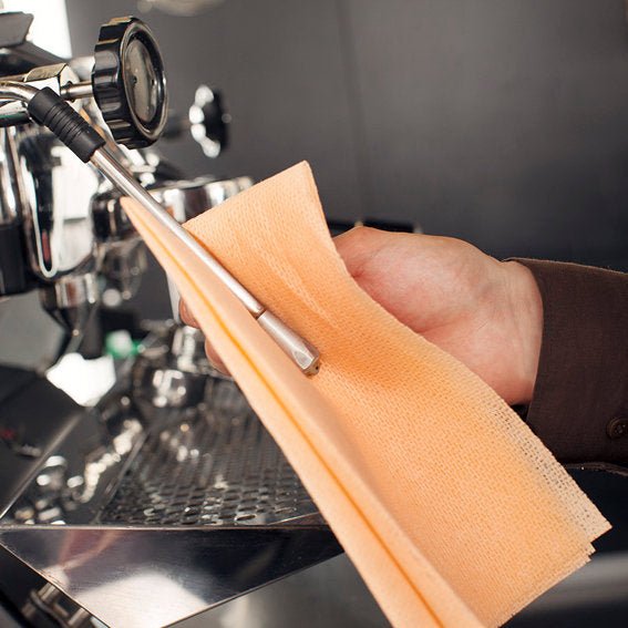 CHICOPEE SUPERTWILL HEAT RESISTANT COFFEE WIPE - ORANGE (PACK OF 10) - Choose Coffee