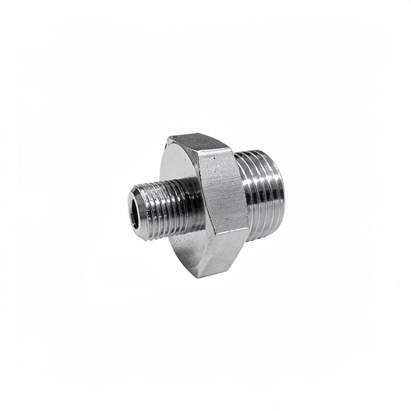 CONNECTOR 3/8M 1/8M FOR STEAM/WATER TUBE - NSF CHROME - Choose Coffee