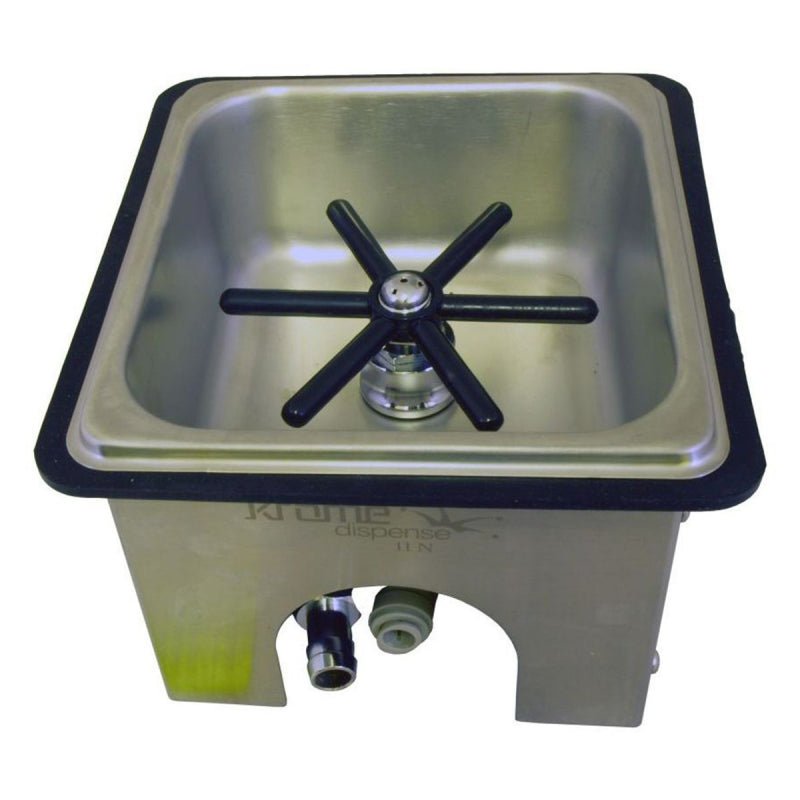 COUNTER TOP PITCHER RINSER/GLASS RINSER - 152MM (L) 140MM (W) 64MM (D) - Choose Coffee