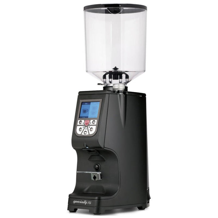 EUREKA ATOM SPECIALTY 75 GRINDER WITH ATOM AUTO TAMPER - BLACK - Choose Coffee